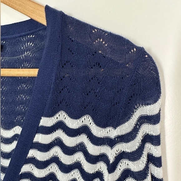 YEST Long Striped Indy  Noe Cardigan Size XS - Picture 6 of 7